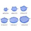 Unique Bargains Reusable Silicone Stretch Lids For Bowls And Food Covers 2 Sets