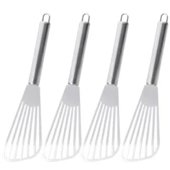 Unique Bargains Kitchen Stainless Steel Slotted Barbecue Spatulas And Turners Silver Tone 4 Pcs -Kitchen Utensil Store GUEST 00acc2a5 c39e 4d69 952c ab5aecb41a6e