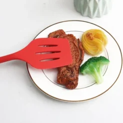 Unique Bargains Silicone Slotted Non Stick Heat Resistant Pancake Spatulas And Turners Red 1 Pc -Kitchen Utensil Store GUEST 00d23d45 050a 476d 81af 927e55eb2c11