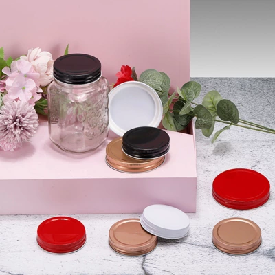 Unique Bargains Leak Proof Regular Mouth Tin Plate Mason Jar Lids 30 Pcs 3 Unique Bargains Leak Proof Regular Mouth Tin Plate Mason Jar Lids 30 Pcs - Image 3