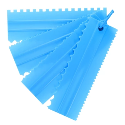 Unique Bargains Plastic Comb Lace Cake Decorating Kitchen Scrapers 4 Pcs 2 Unique Bargains Plastic Comb Lace Cake Decorating Kitchen Scrapers 4 Pcs - Image 2