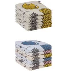 Unique Bargains Home Decor Kitty Pattern Absorbent Kitchen Towels 14 X 16 Inch 12 Pcs -Kitchen Utensil Store GUEST 02f40ebb ea17 45a0 997a b6b6c4120a79