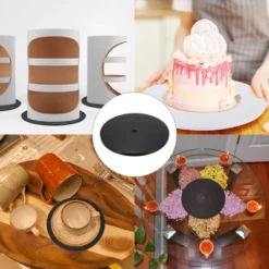 Unique Bargains Acrylic 360 Degree Rotating Ball Bearing Durable Lazy Susan Turntable 2 Pcs -Kitchen Utensil Store GUEST 02ff3e20 6880 46a3 ad7a dbea10bde6a5