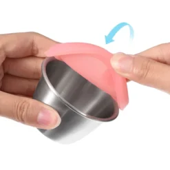 Unique Bargains Stainless Steel Picnic Travel Salad Dressing Condiment Container Cups With Lids 3 Pcs -Kitchen Utensil Store GUEST 03f385b8 05c0 4730 b5dd e2fcd952cfe5