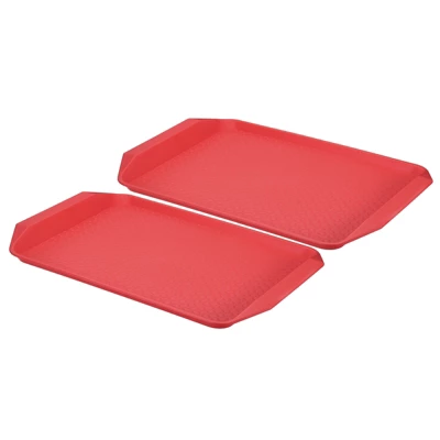 Unique Bargains Plastic Non-Slip Reusable Serving Trays 8 Unique Bargains Plastic Non-Slip Reusable Serving Trays - Image 8