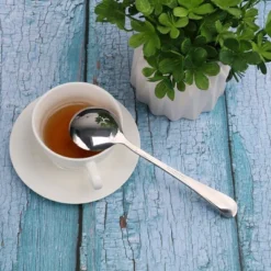 Unique Bargains Stainless Steel Tableware Straight Handle 7" Long Soup Spoons Silver Tone 5 Pcs -Kitchen Utensil Store GUEST 0745d005 fe20 47ea b5b6 d6ef42925842