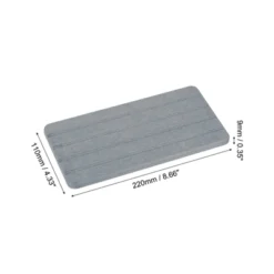 Unique Bargains Diatomite Water Absorbent Kitchen Bathroom Soap Dish Drying Mat 8.66" X 4.33"