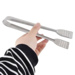 Unique Bargains Metal Silver Tone Bakery Buffet Food Tong 8.5" X 1.4" X 0.9" 1 Pc -Kitchen Utensil Store GUEST 085267cf 25a9 4dce 9c44 0301bc165645