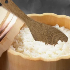 Unique Bargains Heat Resistant Non-Sticky Kitchen Wood Spatula 1 Pc -Kitchen Utensil Store GUEST 092377f9 5325 4904 be74 5fc0c7a63973