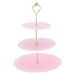 Unique Bargains Round 3-Layer Cake Display Holder With Layered Serving Tray For Pastries Donuts And Fruits -Kitchen Utensil Store GUEST 0941b1ab a853 49cf 8195 0ce31f0d0511