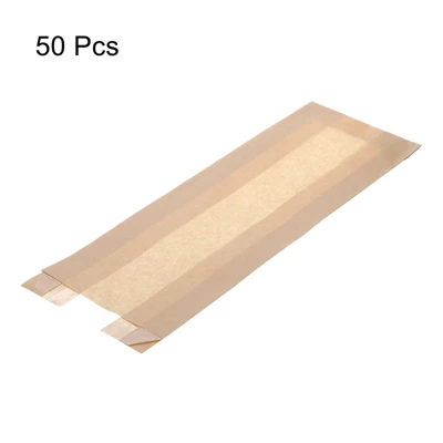 Unique Bargains Kraft Paper Oil-Proof Lining Transparent Front Window DIY Option Bread Bags 100 Pcs 2 Unique Bargains Kraft Paper Oil-Proof Lining Transparent Front Window DIY Option Bread Bags 100 Pcs - Image 2