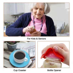 Unique Bargains Silicone Non-slip Heat-resistant Flexible Jar Opener Purple 4 Pcs -Kitchen Utensil Store GUEST 0adf70eb 5d0b 4b32 a6ad 6d4cab43ec0d