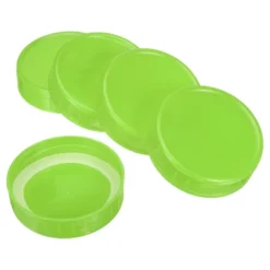 Unique Bargains Regular Mouth Plastic Mason Jar Lids With Silicone Sealing Ring 10 Pcs -Kitchen Utensil Store GUEST 0c503965 68d9 4024 8f54 c2441541eee8