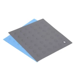 Unique Bargains Silicone Heat Resistant Non-slip Flexible Trivet Mat Light Blue, Deep Gray 2 Pcs -Kitchen Utensil Store GUEST 0e3f00ef 1c45 4b1f 85ac 483795e25799