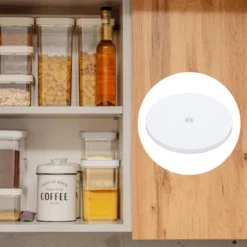 Unique Bargains 360 Degree Rotating Anti-slip High-strength Plastic Durable White Swivel Stand 1 Pc -Kitchen Utensil Store GUEST 0e58fc4a 07d8 4e76 bea7 e5ea9f7e06fe