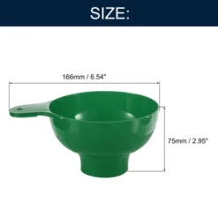 Unique Bargains Plastic Heat Resistant Funnel For Wide And Regular Jars 2 Pcs