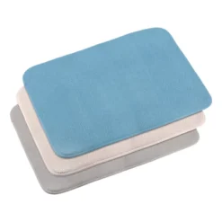 Unique Bargains Microfiber Absorbent Reversible Heat Resistant Dish Drainer Mats Blue/Grey/Beige 3 Pcs -Kitchen Utensil Store GUEST 10295be5 48a2 4aec a819 b845858bd7ec
