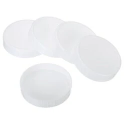 Unique Bargains Leak-Proof Plastic Mason Jar Lids With Silicone Sealing Ring 8 Pcs -Kitchen Utensil Store GUEST 10d49a53 91f7 4184 9b47 2fb7a040b4c6