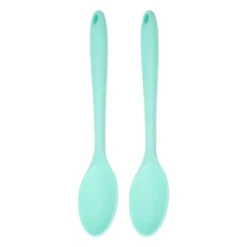 Unique Bargains Silicone Heat Resistant Cooking Utensil Mixing Spoons 2 Pcs -Kitchen Utensil Store GUEST 11e07777 ec98 42e9 9ee6 5d0f6c3a3376