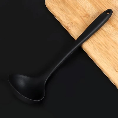 Unique Bargains Heat Resistant Ergonomic Handle Non-Stick Dishwasher Safe Soup Kitchen Spoon 11.6 Inch 1 Pc 1 Unique Bargains Heat Resistant Ergonomic Handle Non-Stick Dishwasher Safe Soup Kitchen Spoon 11.6 Inch 1 Pc