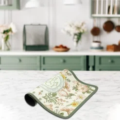 Unique Bargains Summer Monsoon Dish Drying Mat Green 15.75"x11.81" -Kitchen Utensil Store GUEST 1202b59c d563 4a0f b440 59ad96b610fb