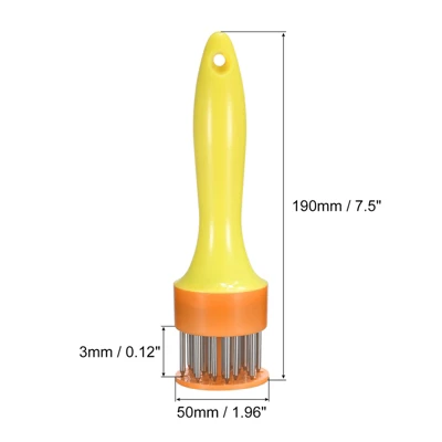 Unique Bargains Unique Kitchen Tools Bargains Stainless Steel Meat Tenderizer With Plastic Handle 1 Unique Bargains Unique Kitchen Tools Bargains Stainless Steel Meat Tenderizer With Plastic Handle