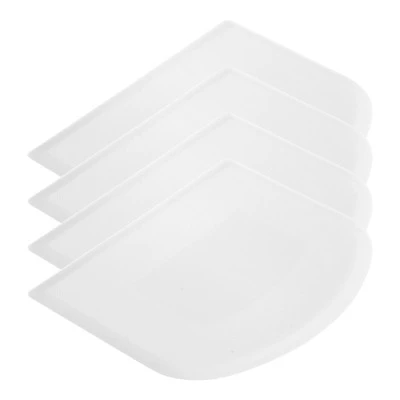 Unique Bargains Kitchen Flexible Plastic Baking Cake Scraper Dough Cutter 4.65x3.7 Inch 5 Unique Bargains Kitchen Flexible Plastic Baking Cake Scraper Dough Cutter 4.65x3.7 Inch - Image 5