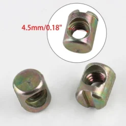 Unique Bargains Bed Chair Barrel Cross Dowel Slotted Bolts Nuts 0.3" X 0.4" Bronze Tone 10 Pcs -Kitchen Utensil Store GUEST 150c393a 286d 4cce aad3 b43776d491d2