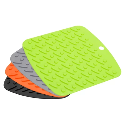 Unique Bargains Silicone Heat Resistant Trivet Pads 4 Pcs 7 Unique Bargains Silicone Heat Resistant Trivet Pads 4 Pcs - Image 7