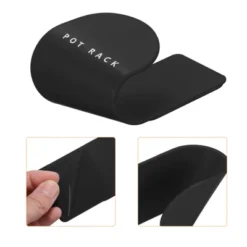 Unique Bargains Silicone Wall Mount Self Adhesive Easy To Install Pot Lid Holder -Kitchen Utensil Store GUEST 15722231 2196 46aa a639 bed53d58ef24