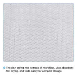 Unique Bargains Ultra Absorbent Microfiber Fast Drying Non-Slip Dish Drying Mat Grey 2 Pcs 7 Unique Bargains Ultra Absorbent Microfiber Fast Drying Non-Slip Dish Drying Mat Grey 2 Pcs -Kitchen Utensil Store GUEST 1691b336 e20c 4998 b289 67b3eaa35308