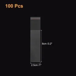 Unique Bargains Self-Sealing Water Resistant Packing Cookies Jewelry Bags 100 Pcs