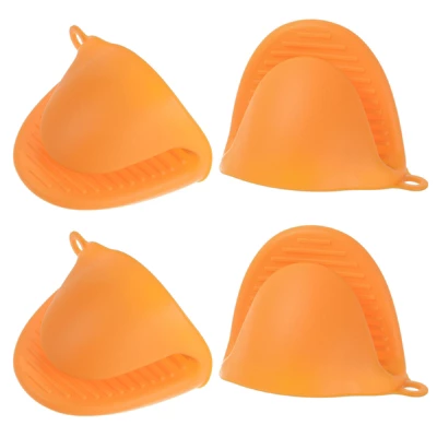 Unique Bargains Silicone Heat Resistant Anti-Slip Waterproof Oven Mitts 4 Pcs 7 Unique Bargains Silicone Heat Resistant Anti-Slip Waterproof Oven Mitts 4 Pcs - Image 7