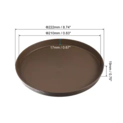 Unique Bargains Durable Reusable Non-slip Stackable Serving Tray 3 Pcs