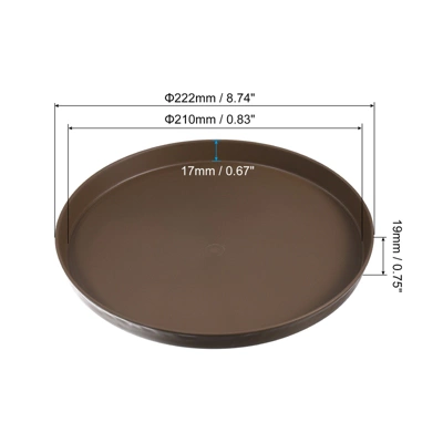 Unique Bargains Durable Reusable Non-slip Stackable Serving Tray 3 Pcs 1 Unique Bargains Durable Reusable Non-slip Stackable Serving Tray 3 Pcs