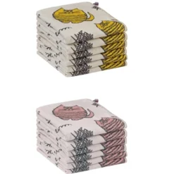 Unique Bargains Home Decor Kitty Pattern Absorbent Kitchen Towels 14 X 16 Inch 12 Pcs -Kitchen Utensil Store GUEST 1a2e508a 6c6b 4579 bfb2 3187f52fcb8e