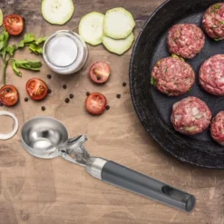 Unique Bargains Stainless Steel With Spring Thumb Trigger Ice Cream Scoop 4 Ounce -Kitchen Utensil Store GUEST 1b4c4e7d 3ecf 4a6d 9cbd 2f4a6d57ecf3