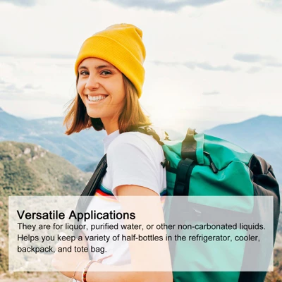 Unique Bargains Convenient Reusable Transparent Odor-Free Well-Sealed Plastic Liquor Pouches 3 Unique Bargains Convenient Reusable Transparent Odor-Free Well-Sealed Plastic Liquor Pouches - Image 3