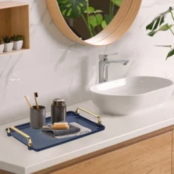 Unique Bargains Modern Rectangular Decorative Plastic Serving Tray 1 Set Of 2 Pcs -Kitchen Utensil Store GUEST 1cd453d4 cb5d 4471 a90b 754f3a085dcb