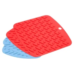 Unique Bargains Heat Resistant Non-Slip Flexible Durable Trivet Mat 4 Pcs -Kitchen Utensil Store GUEST 1d082804 da0e 45ef 8e66 2398536fab89