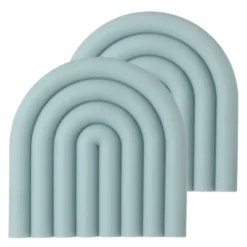 Unique Bargains U-shaped Heat Resistant Non-Slip Silicone Trivet Mat For Pots Coasters 2 Pcs -Kitchen Utensil Store GUEST 1d259597 51df 47aa a6bc 3047f6a5ac21