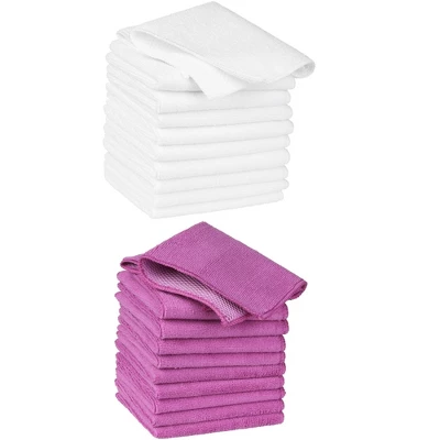 Unique Bargains Microfiber Absorbent Quick Dry Kitchen Dishcloth 20 Pcs 13 Unique Bargains Microfiber Absorbent Quick Dry Kitchen Dishcloth 20 Pcs - Image 13