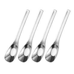 Unique Bargains 18/8 Stainless Steel Dessert Cereal Dumplings Small Silver Tone Soup Spoons -Kitchen Utensil Store GUEST 1f7e519f 39f1 4927 baae b3ca1b9cc113