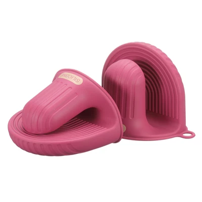 Unique Bargains Heat Resistant Mini Silicone Oven Mitts For Air Fryer Kitchen Cooking 2 Pcs 9 Unique Bargains Heat Resistant Mini Silicone Oven Mitts For Air Fryer Kitchen Cooking 2 Pcs - Image 9