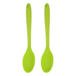Unique Bargains Silicone Heat Resistant Cooking Utensil Mixing Spoons 2 Pcs -Kitchen Utensil Store GUEST 204c4773 5d6e 4bbb 8fa7 d877c7a8741d