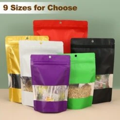 Unique Bargains Matte Metallic Aluminum Foil Zip Closure Food Storage Containers 60 Pcs -Kitchen Utensil Store GUEST 207f5be3 a56b 4275 adaf 93d79e1f00b3
