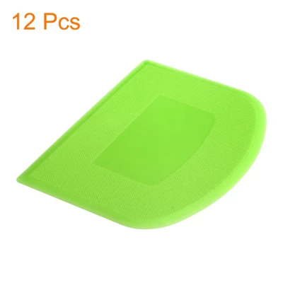 Unique Bargains Kitchen Flexible Plastic Baking Cake Scraper Dough Cutter 4.65x3.7 Inch 2 Unique Bargains Kitchen Flexible Plastic Baking Cake Scraper Dough Cutter 4.65x3.7 Inch - Image 2