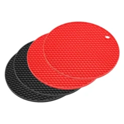 Unique Bargains Silicone Pot Holder Teapot Coaster Trivet Mat 4 Pcs -Kitchen Utensil Store GUEST 21e723f5 3936 46a6 89d2 506cadfd082d