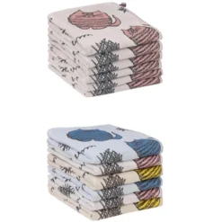 Unique Bargains Home Decor Kitty Pattern Absorbent Kitchen Towels 14 X 16 Inch 12 Pcs -Kitchen Utensil Store GUEST 23082cf7 6068 4bcd 83ca 0960f5a5a74d