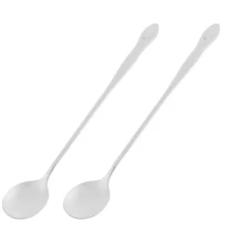 Unique Bargains Stainless Steel Long Handle Latte Coffee Tea Spoon Scoop 19.5cm 2pcs -Kitchen Utensil Store GUEST 23d4ac86 4abe 4014 92e2 de8b2b82bcea
